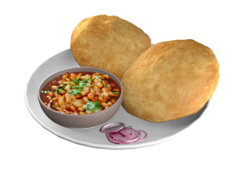 Chole bhature 3D Model