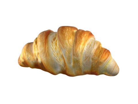 Croissant Modelo 3D