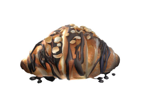 Croissant 2 Modelo 3D