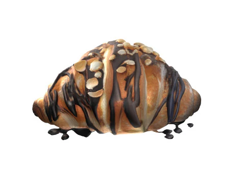 Croissant 2 Modelo 3D