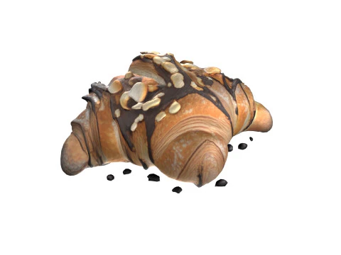 Croissant 2 Modelo 3D