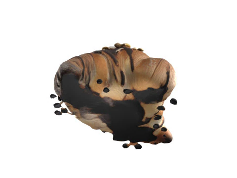 Croissant 2 Modelo 3D