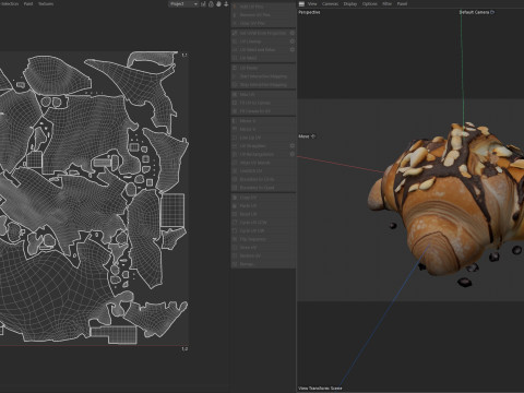 Croissant 2 Modelo 3D