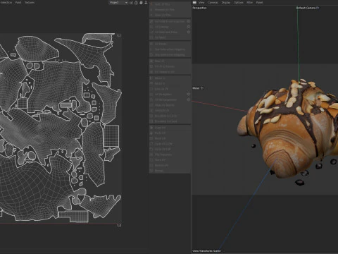 Croissant 2 Modelo 3D