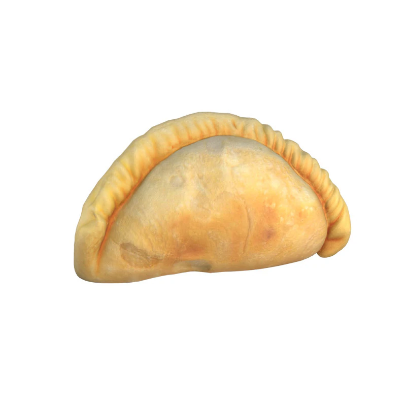 Curry puff pastry 3D Model .c4d .max .obj .3ds .fbx .stl .blend