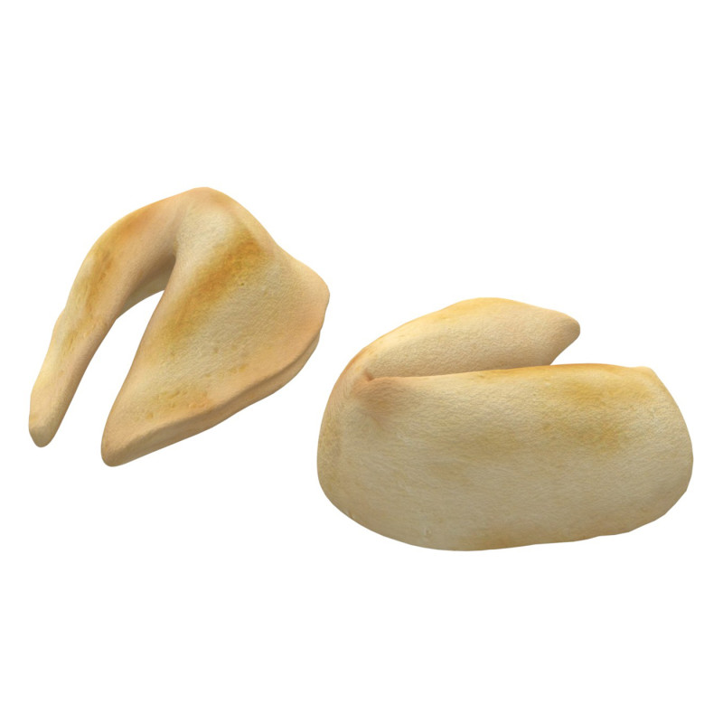 Fortune cookie Modello 3D .c4d .max .obj .3ds .fbx .stl .blend