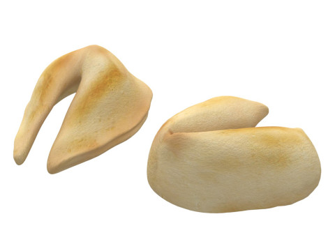 Fortune cookie 3D Model