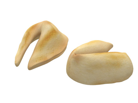 Fortune cookie Modello 3D