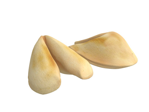 Fortune cookie Modello 3D