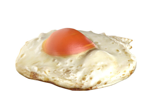 Fired egg v1 3D Model