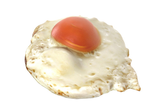 Fired egg v1 Model 3D