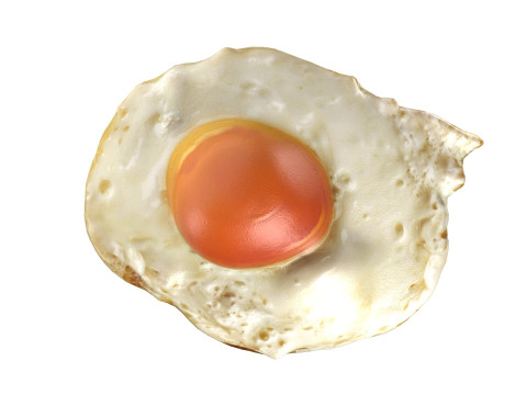Fired egg v1 Model 3D