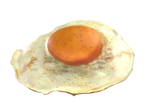 Fired egg v2 Modèle 3D