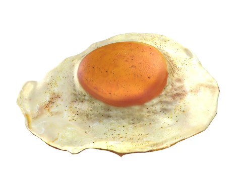 Ovo frito v2 Modelo 3D
