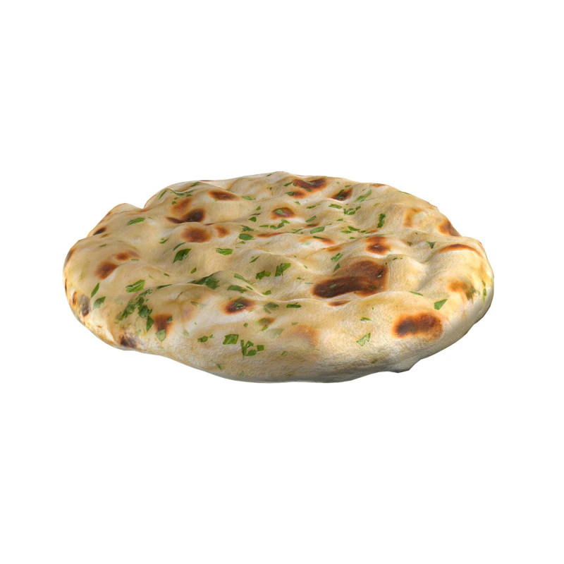 Naan indiano Modelo 3D .c4d .max .obj .3ds .fbx .stl .blend