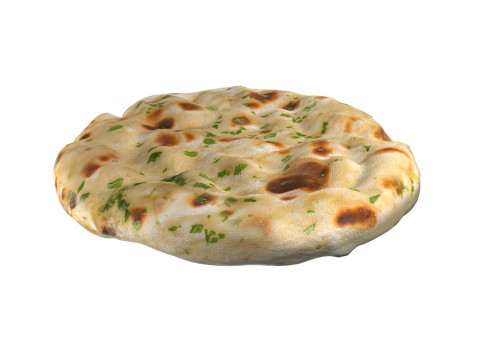 Indian Naan 3D Model