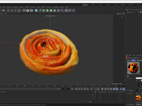 Jalebi Modello 3D