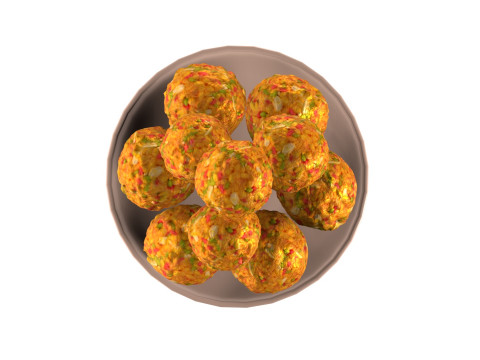Laddu Indian Sweets 3D Model