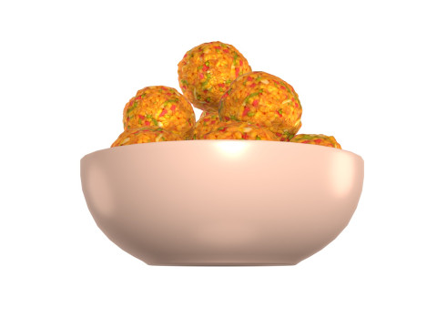 Laddu Indian Sweets 3D Model