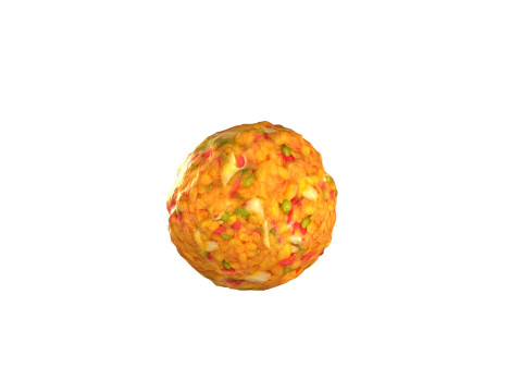 Laddu Indian Sweets 3D Model