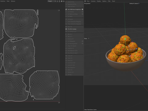 Laddu Indian Sweets 3D Model