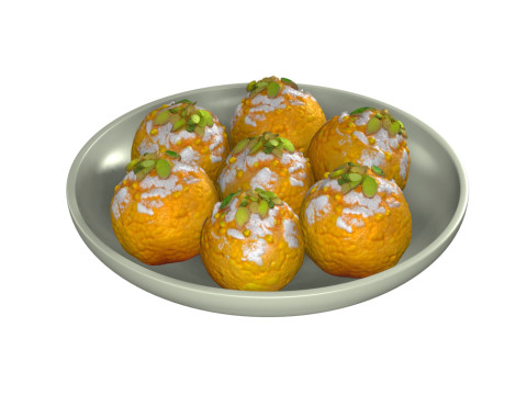 Laddu Motichoor 3Dモデル
