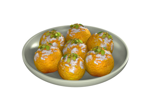 Laddu Motichoor Model 3D