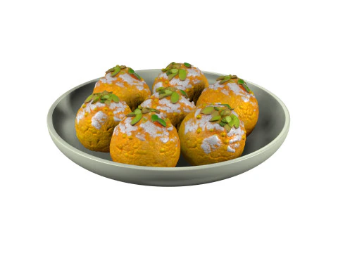 Laddu Motichoor 3D Model