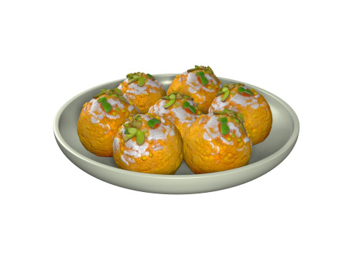 Laddu Motichoor Model 3D