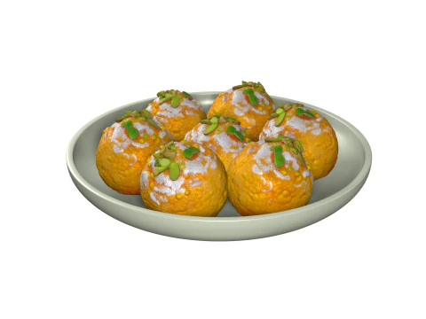 Laddu Motichoor 3D Model
