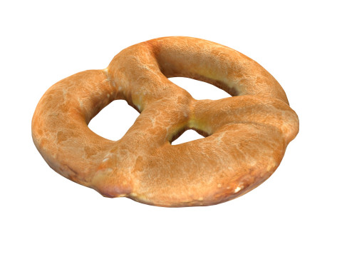 Pretzel 3D Model