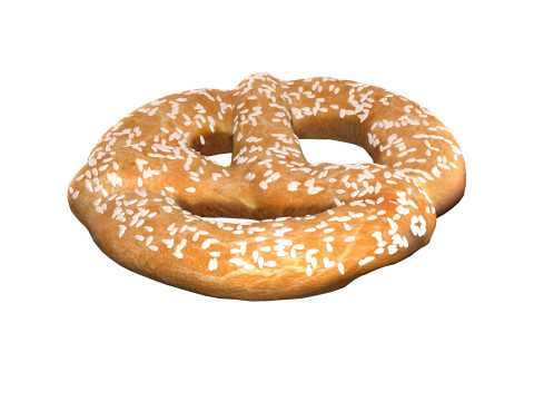 Pretzel 3D Model