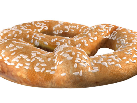 Pretzel 3D Model