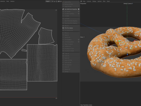 Pretzel 3D Model