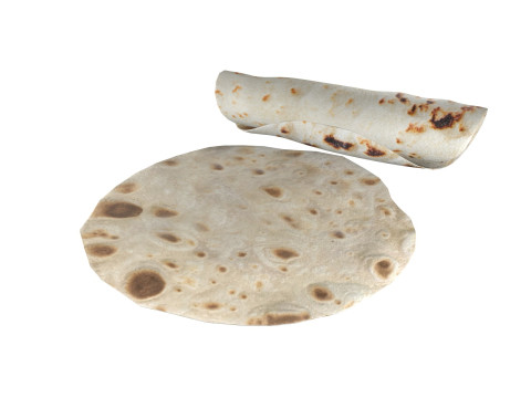 Tortilla Roti 3D Model
