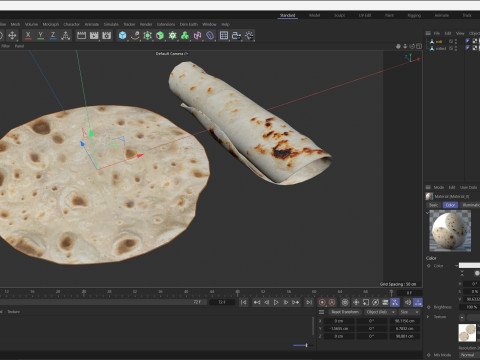 Tortilla Roti 3D Model