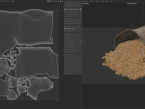Wheat sack 3D Model