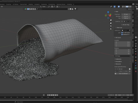 Wheat sack 3D Model