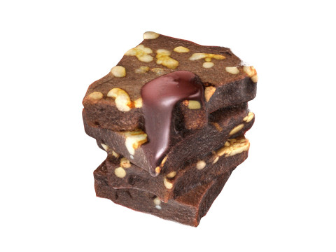 Brownie Modelo 3D