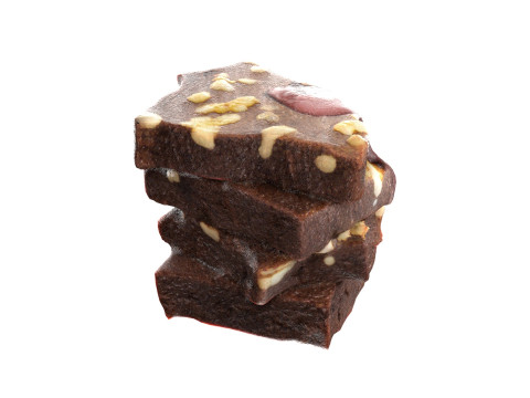 Brownie Modelo 3D