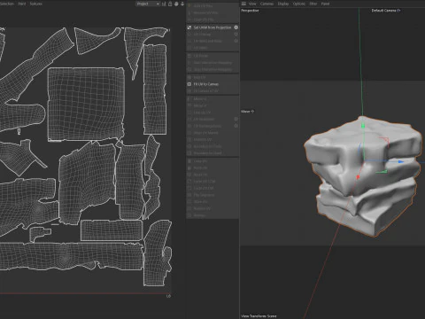 Brownie 3D Model