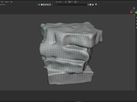 Brownie Modelo 3D