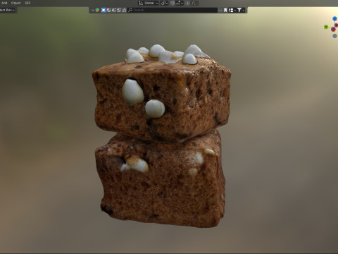 Brownie 9 3D Модель
