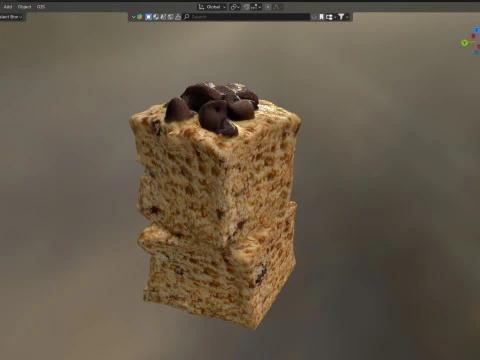 Brownie 10 3D Model