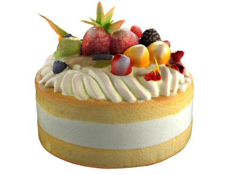 Fruit Cake 3D Модель