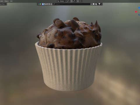 Muffin Model 3D