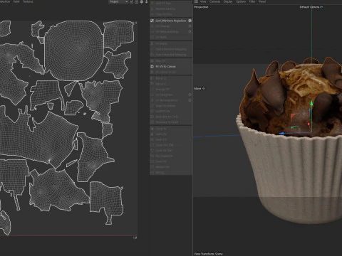 Muffin Modelo 3D