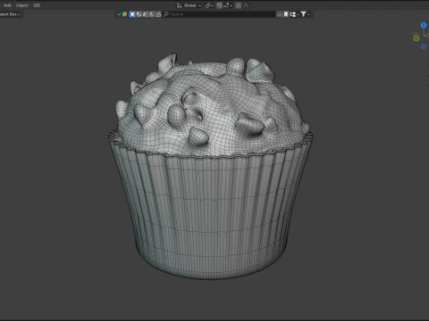Muffin Modelo 3D