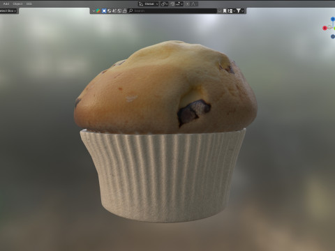Muffin 2 3D Model