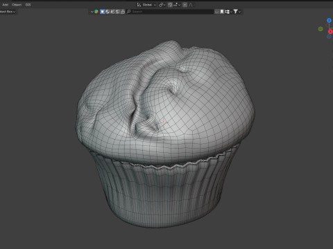 Muffin 2 3D Model